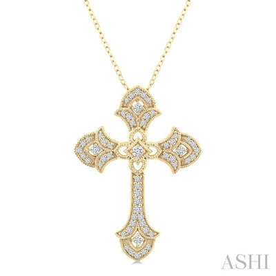 Cross Diamond Fashion Pendant