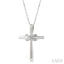 Infinity Cross Petite Diamond Fashion Pendant