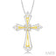Cross Diamond Fashion Pendant