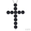 Cross Black Diamond Fashion Pendant