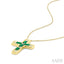 Cross Gemstone & Diamond Fashion Pendant