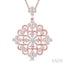 Floral Diamond Fashion Pendant