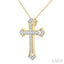 Cross Diamond Fashion Pendant