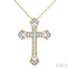 Cross Diamond Fashion Pendant
