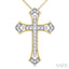 Cross Diamond Fashion Pendant