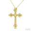Clover Cross Diamond Fashion Pendant