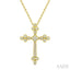 Clover Cross Diamond Fashion Pendant