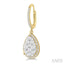 Pear Shape Halo Lovebright Essential Diamond Earrings