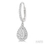 Pear Shape Halo Lovebright Essential Diamond Earrings