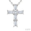 Cross Petite Diamond Fashion Pendant