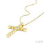 Bubble Cross Diamond Fashion Pendant