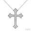 Cross Petite Diamond Fashion Pendant