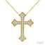 Cross Petite Diamond Fashion Pendant