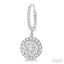 Round Shape Halo Lovebright Essential Diamond Earrings