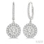 Round Shape Halo Lovebright Essential Diamond Earrings
