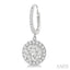 Round Shape Halo Lovebright Essential Diamond Earrings