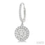 Round Shape Halo Lovebright Essential Diamond Earrings