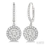 Round Shape Halo Lovebright Essential Diamond Earrings