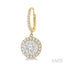Round Shape Halo Lovebright Essential Diamond Earrings