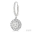 Round Shape Halo Lovebright Essential Diamond Earrings