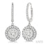 Round Shape Halo Lovebright Essential Diamond Earrings