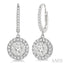 Round Shape Halo Lovebright Essential Diamond Earrings