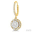Round Shape Halo Lovebright Essential Diamond Earrings