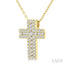 Cross Diamond Fashion Pendant