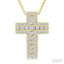 Cross Diamond Fashion Pendant