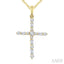Cross Baguette Diamond Fashion Pendant