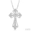 Cross Diamond Fashion Pendant
