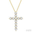 Cross Diamond Fashion Pendant