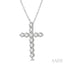Cross Diamond Fashion Pendant