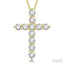 Cross Diamond Fashion Pendant