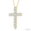 Cross Diamond Fashion Pendant