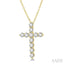 Cross Diamond Fashion Pendant