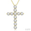 Cross Diamond Fashion Pendant