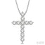 Cross Diamond Fashion Pendant