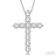 Cross Diamond Fashion Pendant