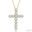 Cross Diamond Fashion Pendant
