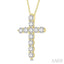 Cross Diamond Fashion Pendant