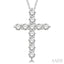 Cross Diamond Fashion Pendant