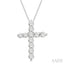Cross Diamond Fashion Pendant