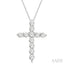 Cross Diamond Fashion Pendant