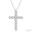 Cross Diamond Fashion Pendant