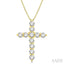 Cross Diamond Fashion Pendant