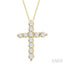 Cross Diamond Fashion Pendant