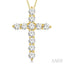 Cross Diamond Fashion Pendant
