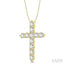 Cross Diamond Fashion Pendant