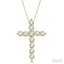 Cross Diamond Fashion Pendant
